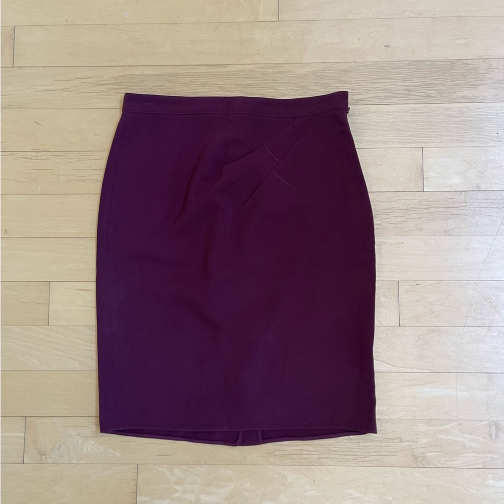 Sophie Theallet x The Limited - Burgundy Wine Skirt - Size 8